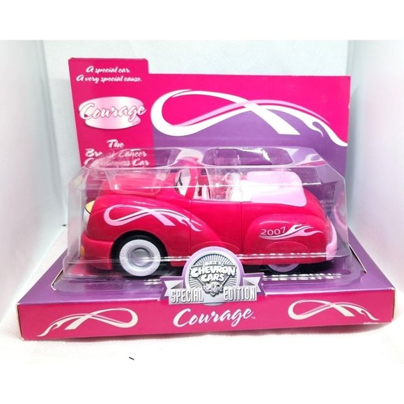 Chevron Cars Special Edition "Courage Pink" 2007 - Breast Cancer Awareness Toy - Picture 1 of 13